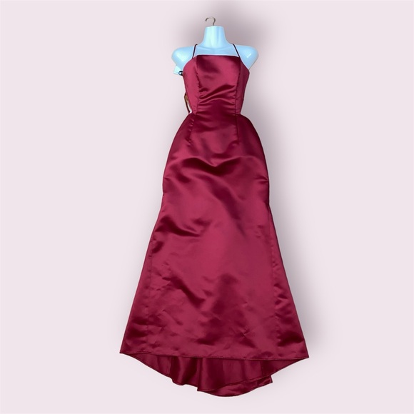 Vintage Jessica McClintock Gunne Sax Ruby Red Gown size 3/4 - Picture 7 of 12